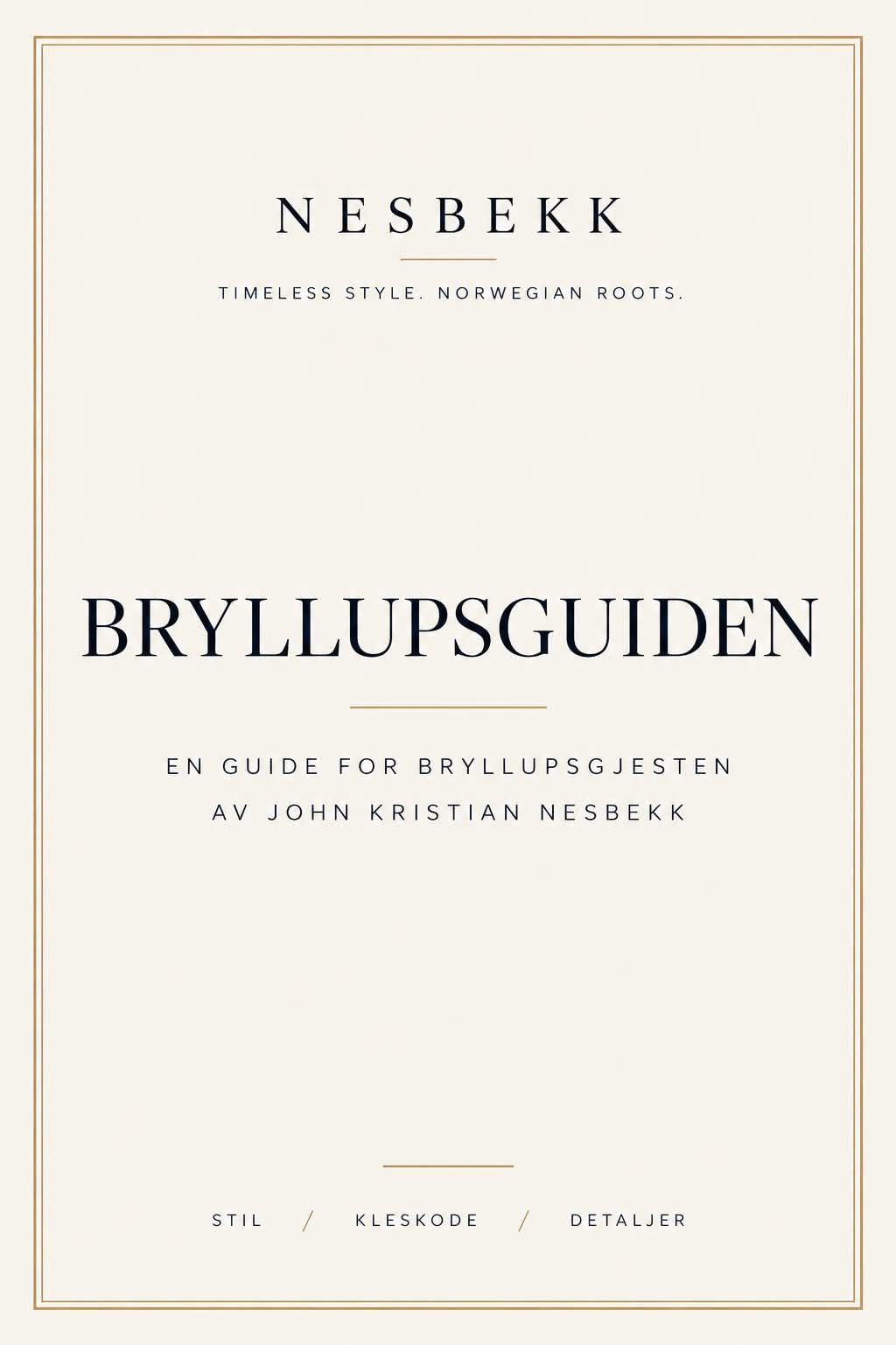 BRYLLUPSGUIDEN | Norsk versjon